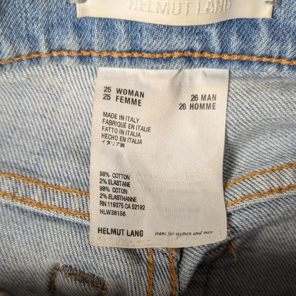 HELMUT LANG Jeans Wide Leg Flare 25 - Picture 12 of 14